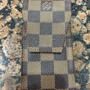 Louis Vuitton Checkered Brown Cigarettes Case